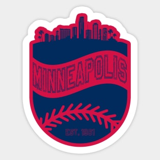 Minneapolis Baseball 01 Sticker